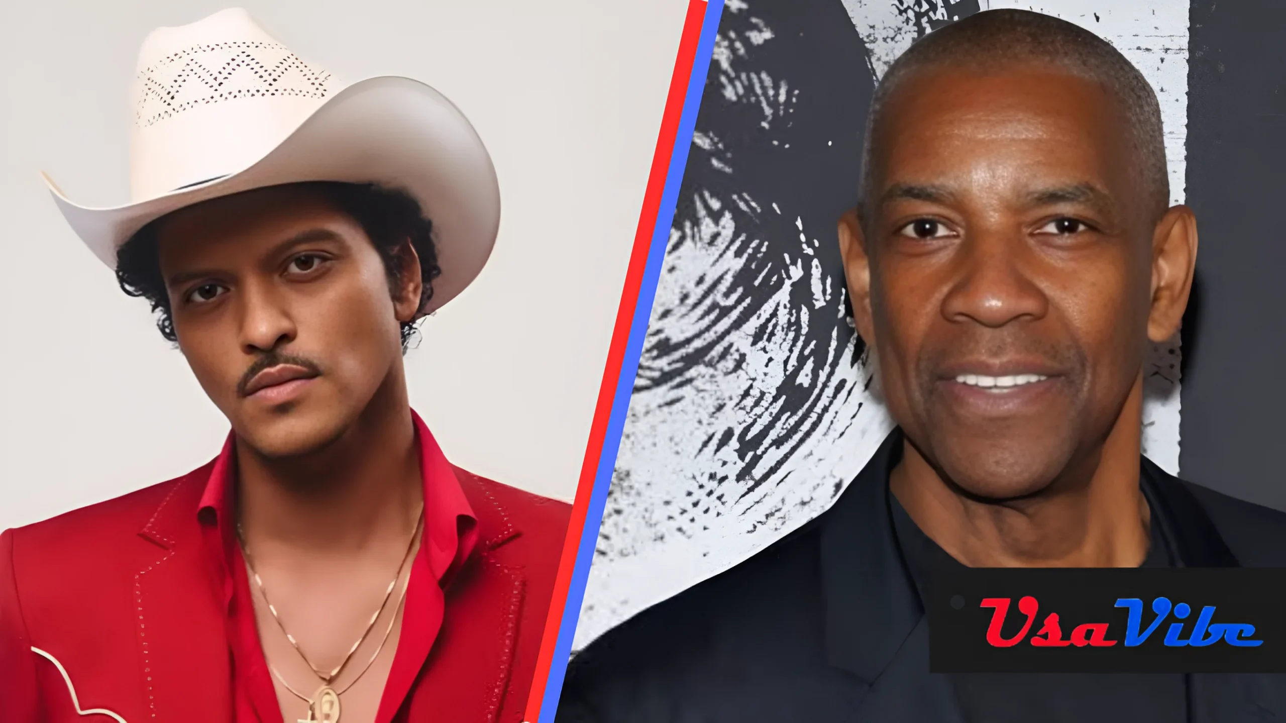 Bruno Mars and Denzel Washington