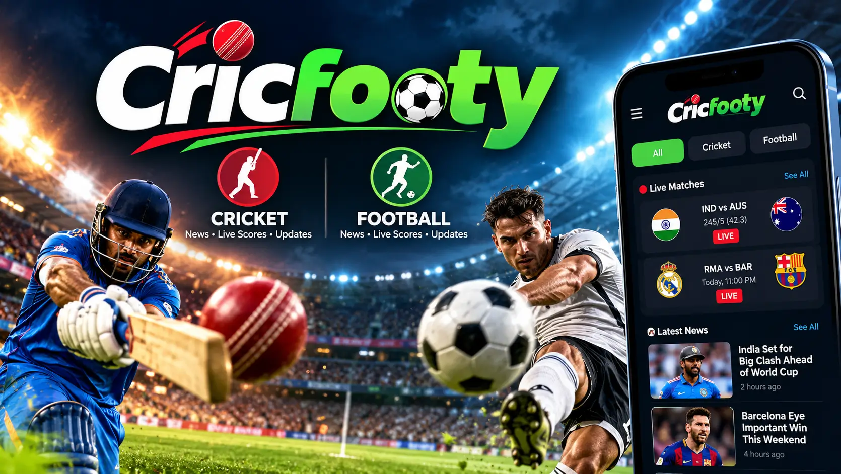 Cricfooty: Where Cricket and Football Meet in One Sports Identity