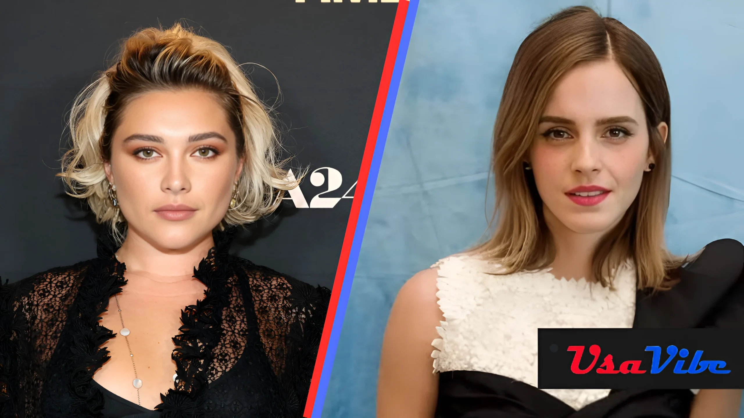 Florence Pugh and Emma Watson