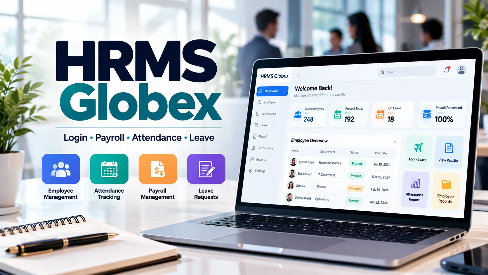 HRMS Globex: Login, Features, Employee Portal and What You Should Know
