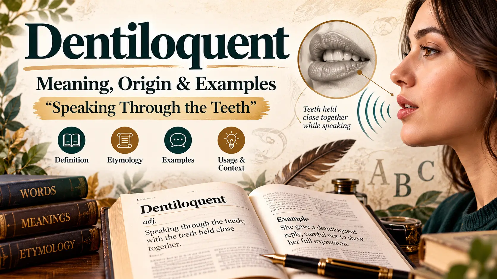 Dentiloquent Meaning: Definition, Origin & Examples